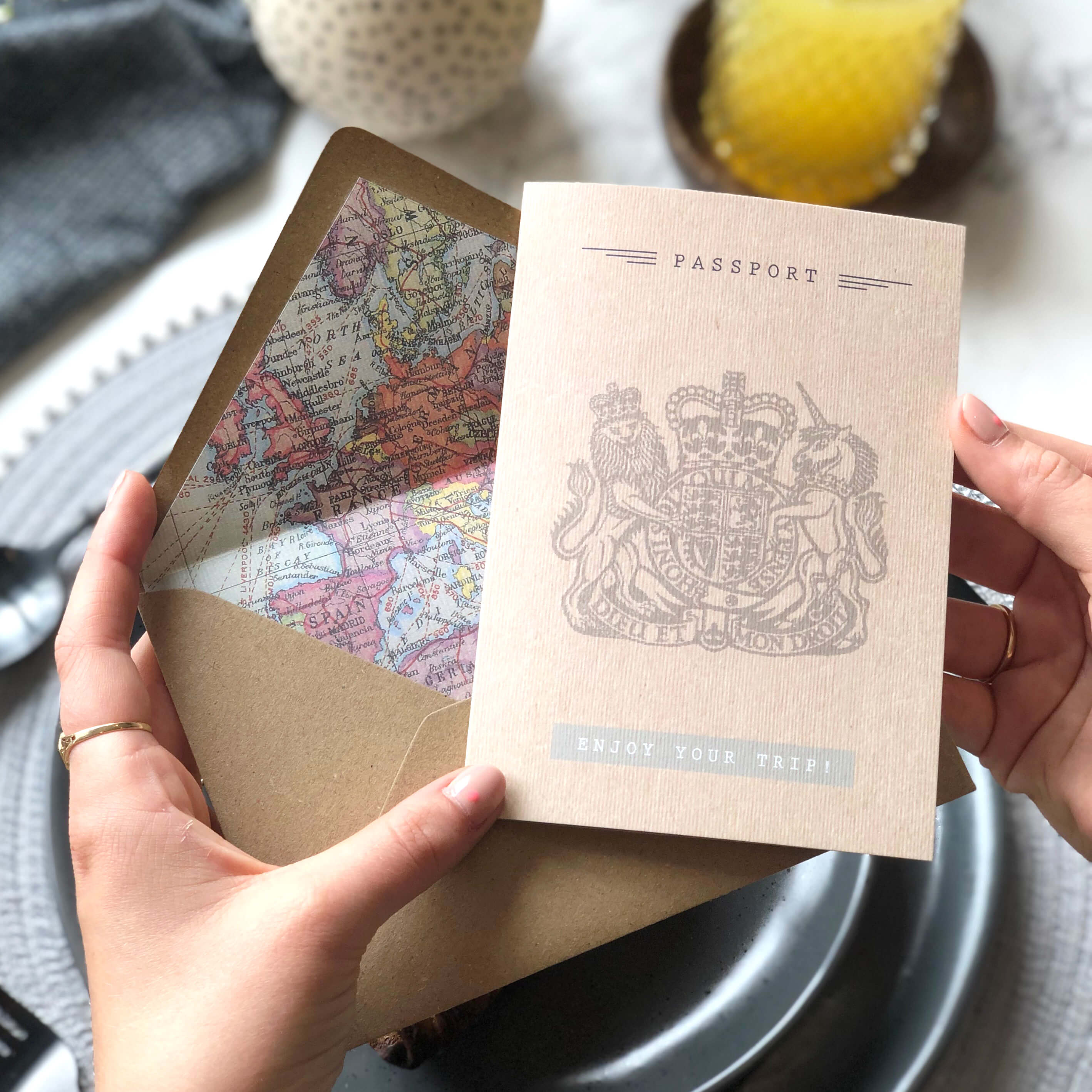 Passport Card - Perfect for that Travel Friend - Designed by Rodo Creative