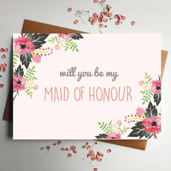 maid of honor design