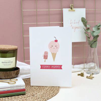 Yummy Mummy Mother's Day Card - Designed by Rodo Creative