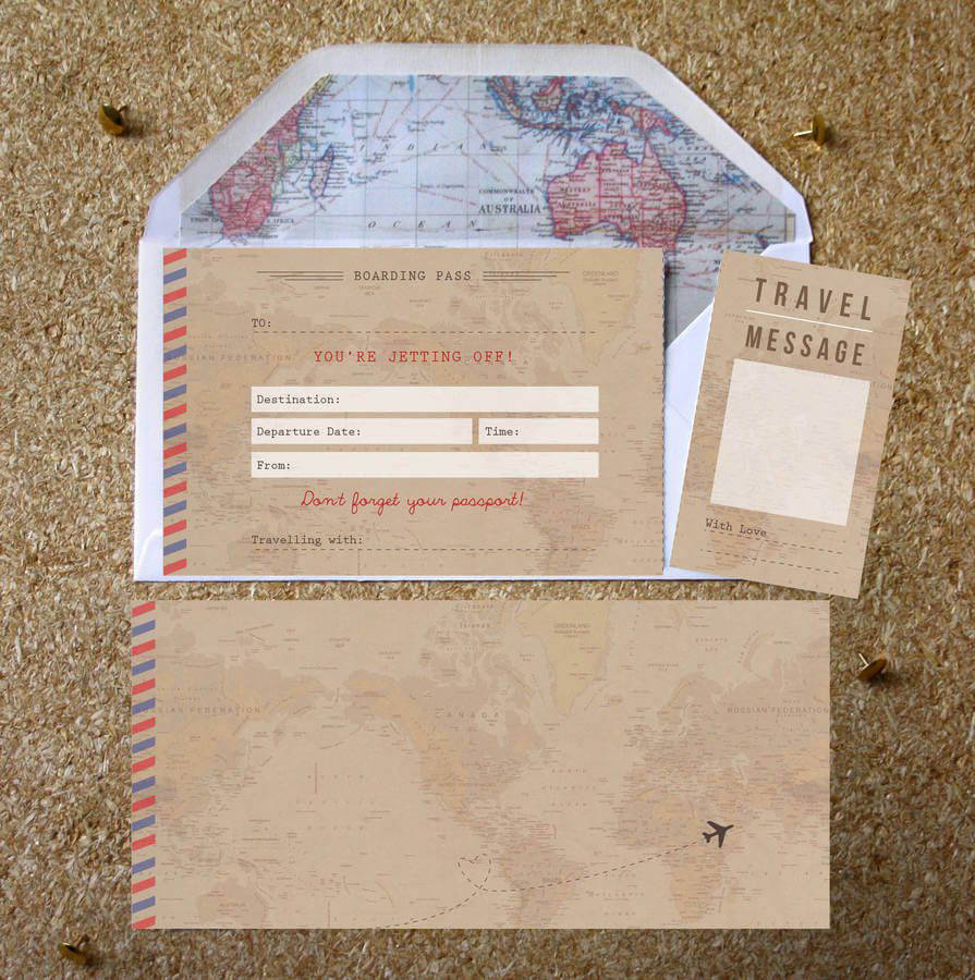Vintage Travel Ticket Gift Designed by Rodo Creative in Manchester