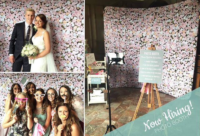 Flower wall Photo booth backdrop designed by rodo creative