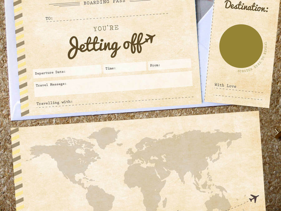 Jetting off boarding pass designed by rodoreative