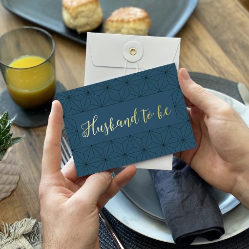 Husband Gold Foil Wedding Card - Designed by Rodo Creative