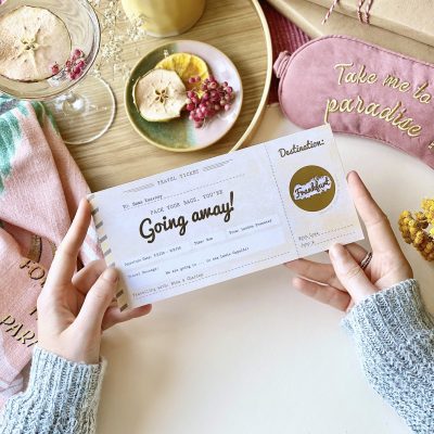 You're Going Away Scratch Off Boarding Pass - Designed by Rodo Creative