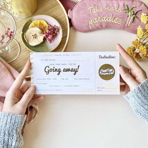 You're Going Away Scratch Off Boarding Pass - Designed by Rodo Creative