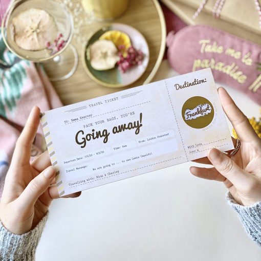 You're Going Away Scratch Off Boarding Pass - Designed by Rodo Creative