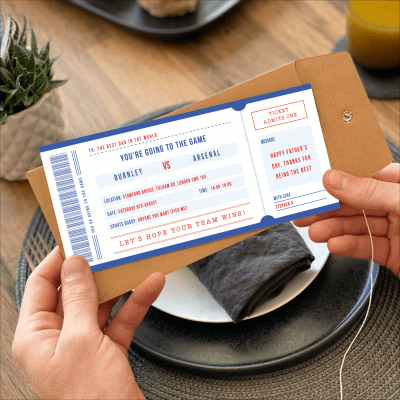 Surprise Game Ticket - Designed by Rodo Creative