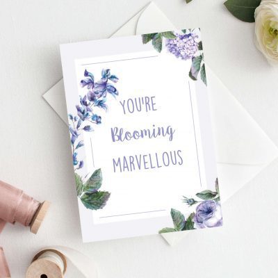 You're blooming marvellous mothers day card by Rodo Creative