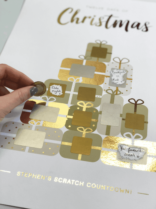 Scratch Off Advent Calendar designed by Rodo Creative