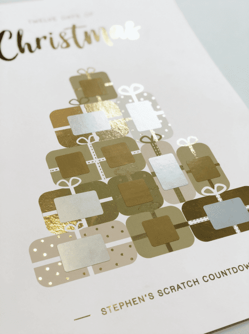 Scratch Off Advent Calendar designed by Rodo Creative