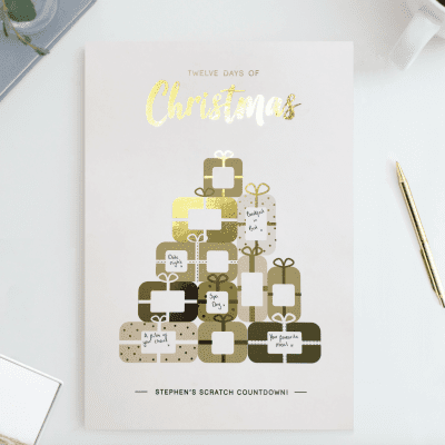 Scratch Off Advent Calendar designed by Rodo Creative