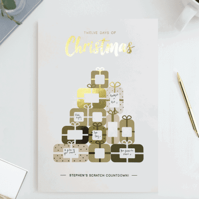 Scratch Off Advent Calendar designed by Rodo Creative