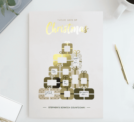 Scratch Off Advent Calendar designed by Rodo Creative