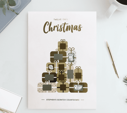 Scratch Off Advent Calendar designed by Rodo Creative