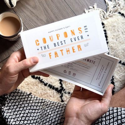 Coupons For The Best Dad for Father's Day - Designed by Rodo Creative