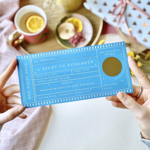 Theatre Scratch Off Ticket - Designed by Rodo Creative