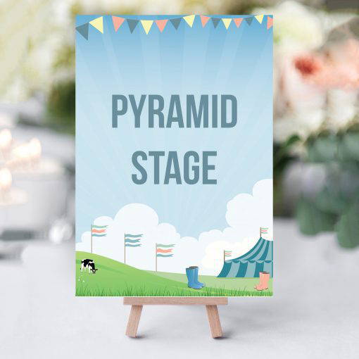 Festival Table Names for Weddings and other events - By Rodo Creative