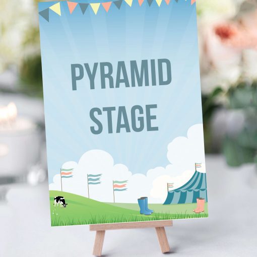 Festival Table Names for Weddings and other events - By Rodo Creative