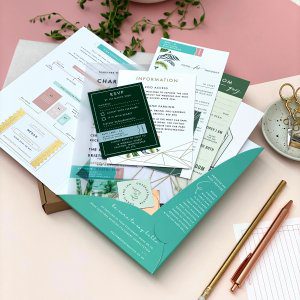 Sample Pack for all your wedding stationery needs By Rodo Creative, Manchester