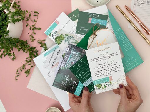Sample Pack for all your wedding stationery needs