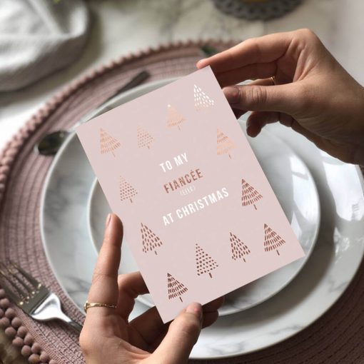 Fiancee Christmas Card Designed by Rodo Creative in Manchester