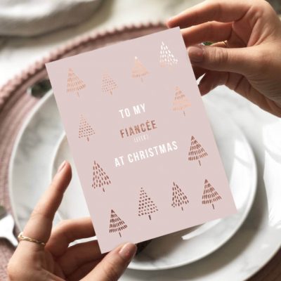 Fiancee Christmas Card Designed by Rodo Creative in Manchester