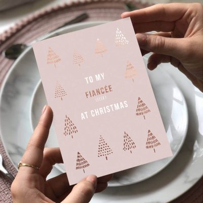 Fiancee Christmas Card Designed by Rodo Creative in Manchester