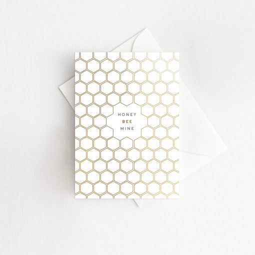 Honey Bee Mine Love Card - Designed by Rodo Creative in Manchester