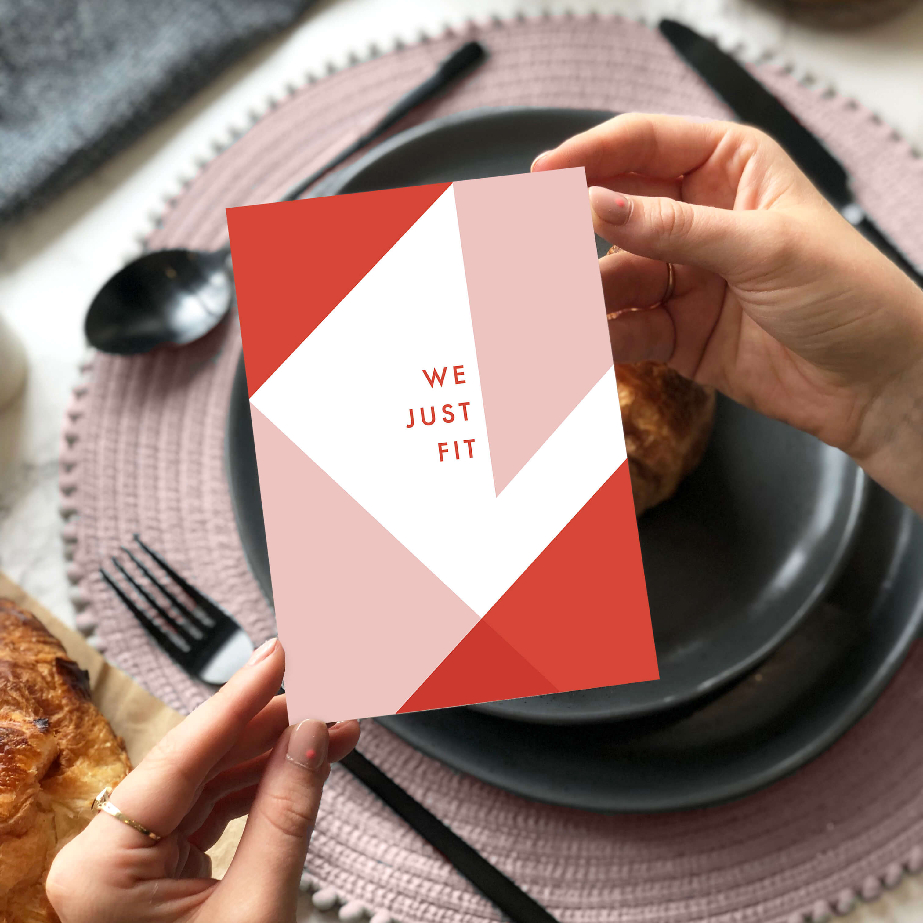 We Just Fit Love Card For A Special Occassion Designed By Rodo we-just-fit-love-card-for-a-special-occassion-designed-by-rodo