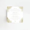 Palm Leaf Order of Service Fan - Perfect for an abroad wedding - Designed by Rodo Creative