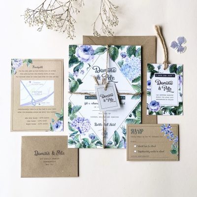 Wild Wedding Rose Stationery - Designed by Rodo Creative