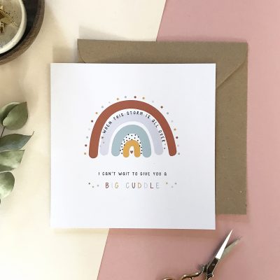 Rainbow Cuddle Card - Designed by Rodo Creative wedding stationery - greeting cards