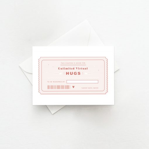 Virtual Hug Coupon Card - Now Send Direct! - Designed by Rodo Creative