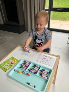 thinking of you cards - thoughtful way to keep the children busy