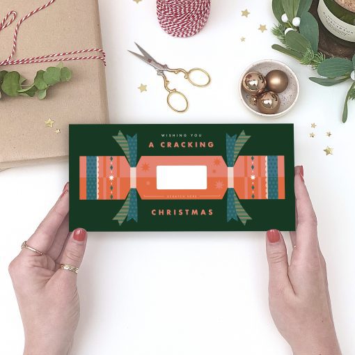 Cracking Christmas Scratch Surprise Card - Designed by Rodo Creative