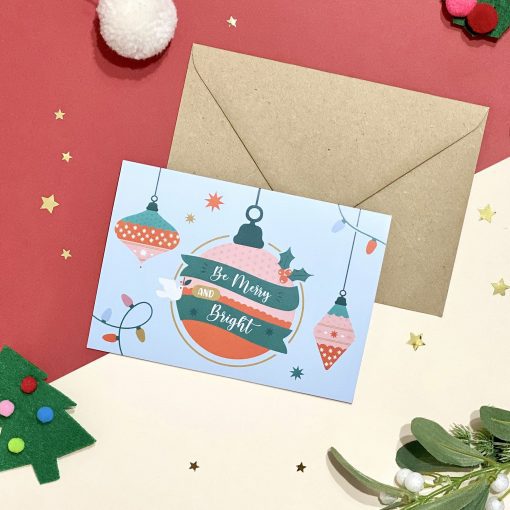Set of Six Christmas Cards Recycled - Designed by Rodo Creative - Wedding stationery and greetings card design