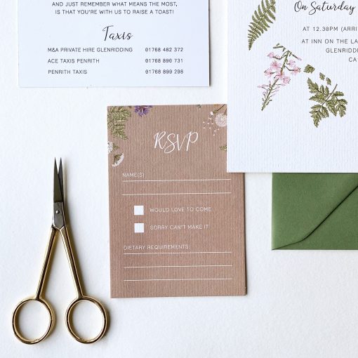 Botanical Garden Wedding Invitations - Designed by Rodo Creative