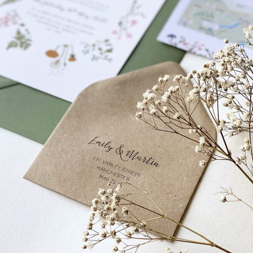 Botanical Garden Wedding Invitations - Designed by Rodo Creative