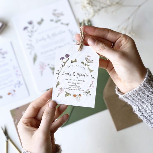 Botanical Garden Wedding Invitations - Designed by Rodo Creative