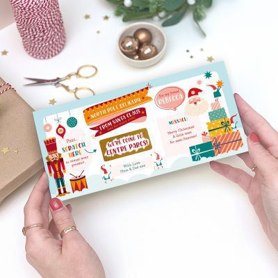 Santa's North Pole Delivery Ticket With Scratch Reveal - Designed by Rodo Creative in Manchester