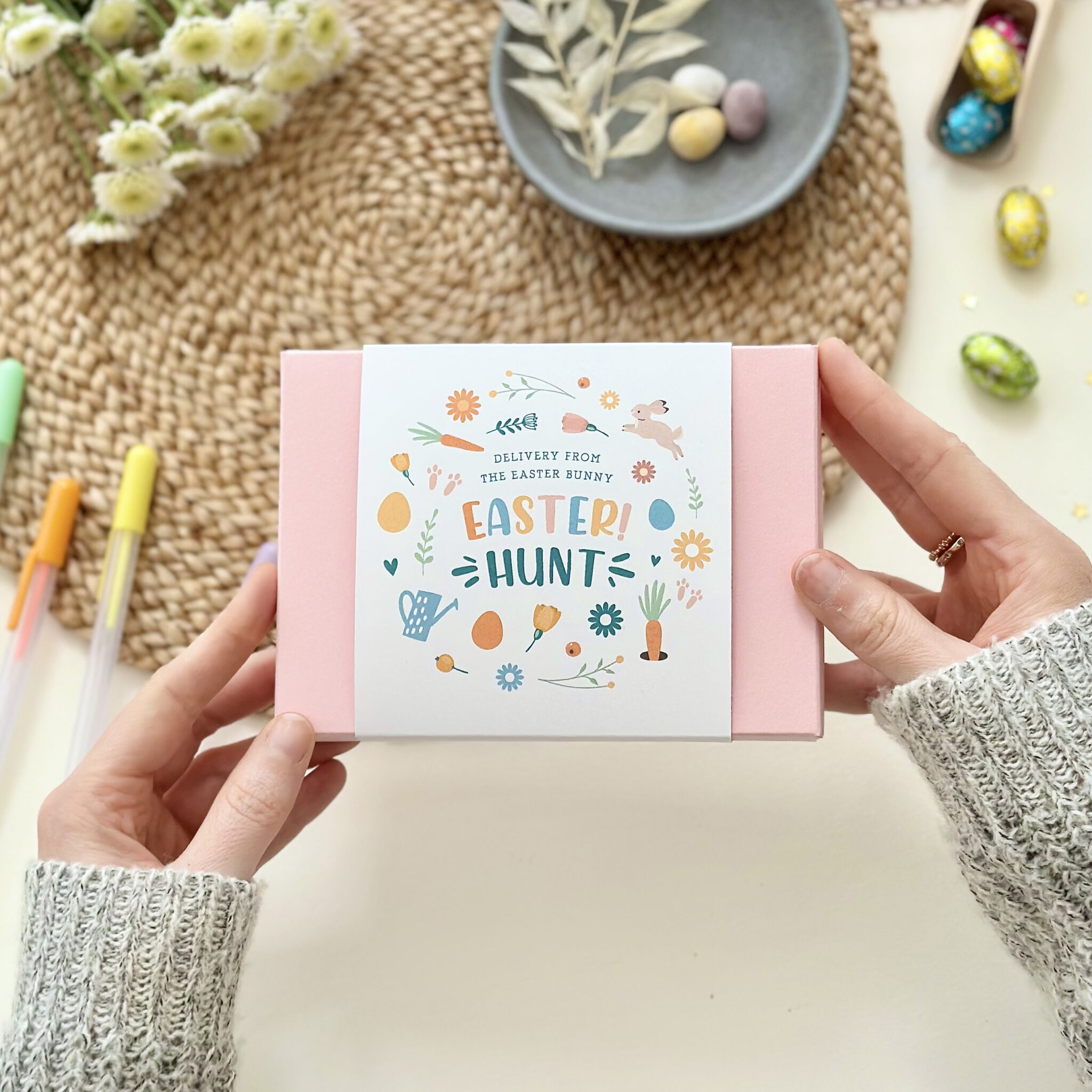 Easter Hunt With Scratch Off Sticker Clue Cards - Rodo Creative Manchester