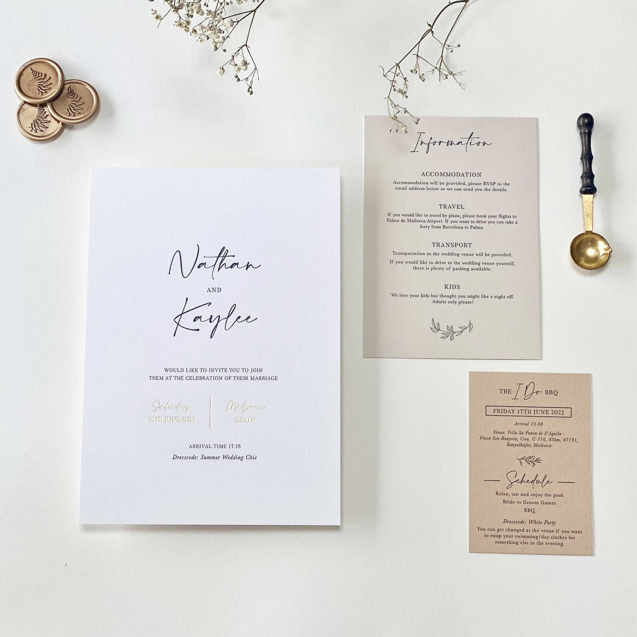 Luxury Ultra Thick Wedding Invite - Rodo Creative Manchester