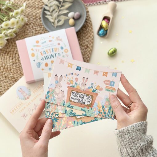 Easter Hunt With Scratch Off Sticker Clue Cards - Rodo Creative Manchester